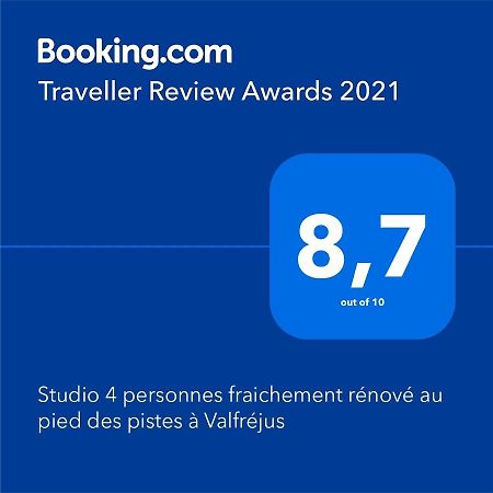 Studio 4 Personnes Fraichement Renove Au Pied Des Pistes A Valfrejus Exterior photo